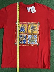 Vintage 90s Walmart Gingerbread Man Cookie Holiday Christmas Shirt Large New NWT