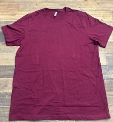 Bella + Canvas 3301C Blank Sueded T-Shirt Maroon Burgundy Unisex S-2XL | DTG HTV