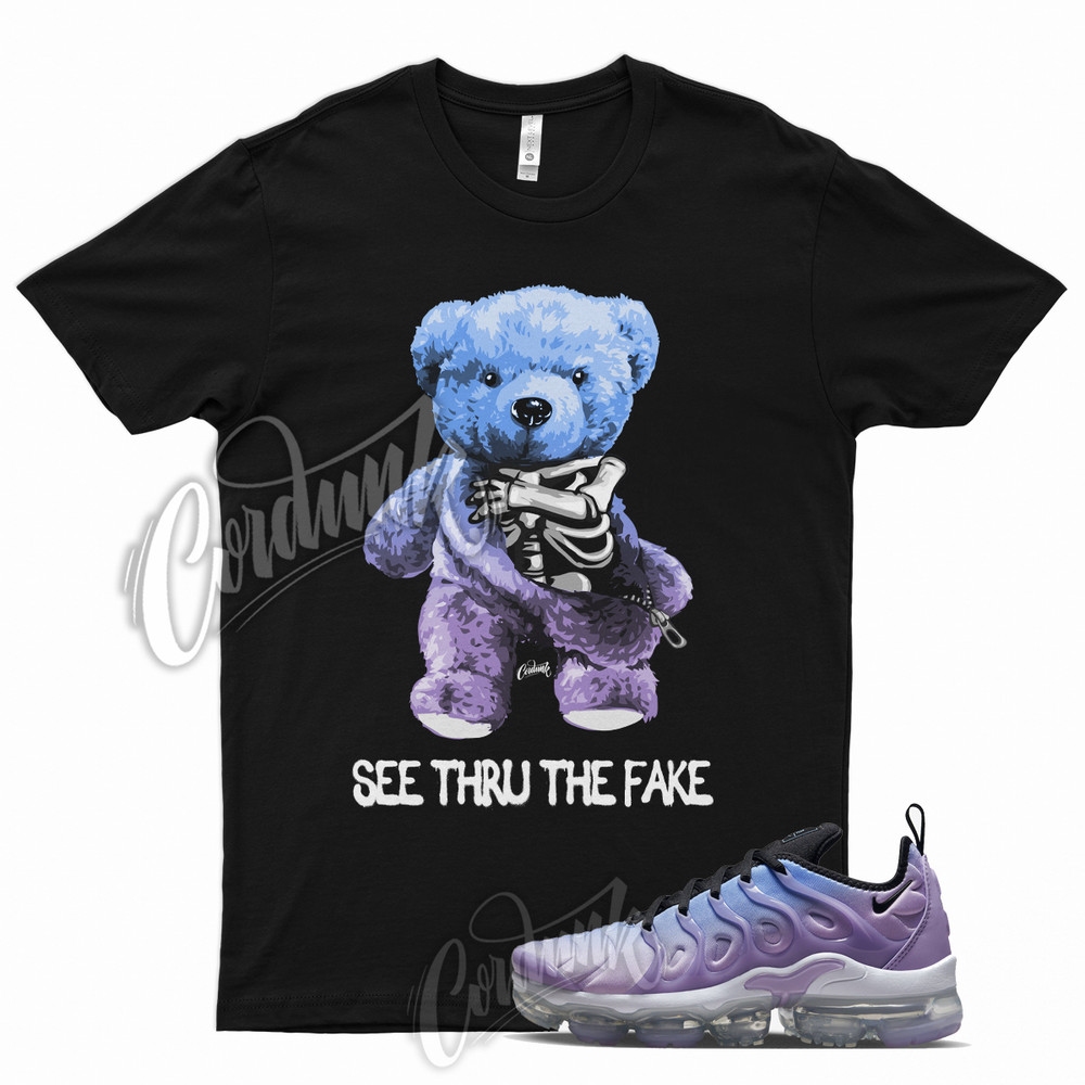 THRU T Shirt for Air VaporMax Plus Purple Fade UNC University Blue 1 Glow