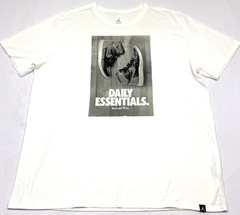Nike Air Jordan Retro 1 “Daily Essentials” Men’s T-Shirt White Men’s 2XL Bred