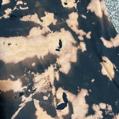 Rush Fly By Night Men T Shirt Largei Black Bleach Acid Wash Distressed Modern