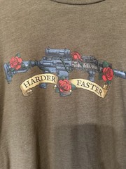 AMERICAN TRIGGER PULLERS ARMY RANGERS “Harder Faster”MENS LARGE