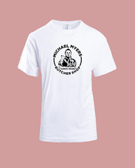 MEN WOMENS TEE TSHIRT UNISEX BUTCHER SHOP MICHAEL MYERS HORROR MOVIE GIFT NEW