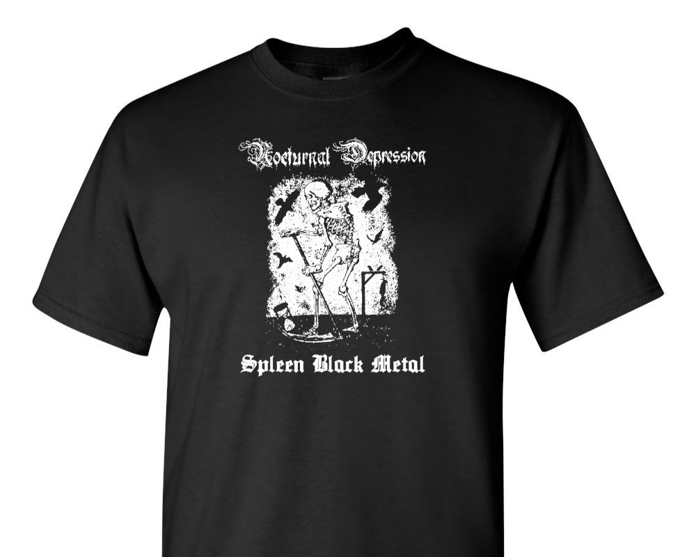 Nocturnal Depression T-Shirt black metal Xasthur Forgotten Tomb Thy Light Trist
