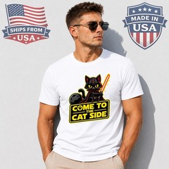 Come To The Cat Side Graphic T-Shirt Funny Cat Lover