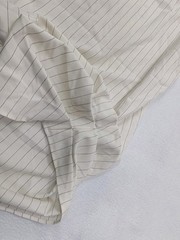 Salt Murphy Julian Top Shirt Mens Medium Sleeveless White Striped