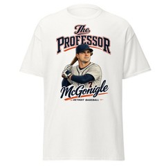 Kevin McGonigle Shirt #7 The Professor Detroit Baseball Rookie T Shirt Tigers