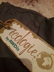 Ècologie By AWDis Organic Cotton Logo T-Shirt Grey Size S