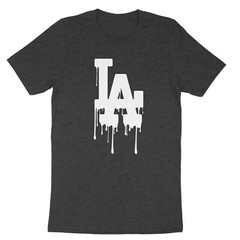 LA Drip, California, Los Angeles Red, Blue, Graphic Design Hip Hop Men’s T-Shirt