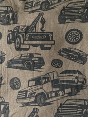 Copart T Shirt Men’s Size Small Tow Trucks Cars Autos All Over Print Barely Worn