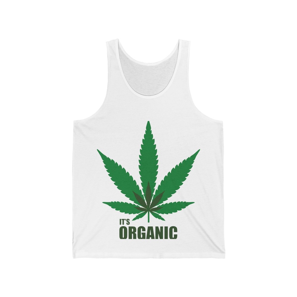 Cannabis “Its Organic” Unisex Jersey Tank
