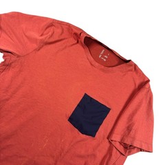 Arc’teryx Pocket T-Shirt Mens L Orange Cotton Blend Short Sleeve Logo Gorpcore