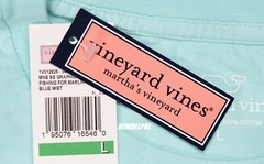 NWT Vineyard Vines Men SS Whale Pocket Crew T-Shirt Tee “FISHING FOR MARLIN”