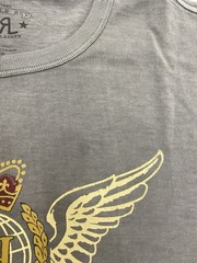 RRL Men’s Airforce Graphic T-Shirt in Blue. X L K