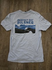 DISTRICT Northway Brewing Co Blue Size Med T Shirt Perfect Day Pilsner 100% Ctn