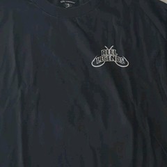 REEL LEGENDS Fish T-shirt Double-Sided Graphics L/S Men’s Size Large