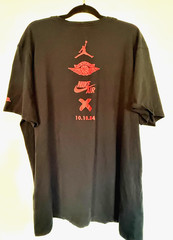 Nike Air Jordan Banned Shirt Mens 3XL Black Red Jumpman Graphic NBA Streetwear