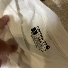 Carhartt Force Men’s White Relaxed Fit Short Sleeve Pocket T-Shirt Size L