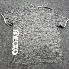 ECKO UNLTD T-Shirt Mens XL Gray Black Short Sleeve Black Logo Cuff Unlimited