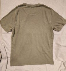 Common People Mens Ottoman Tee T-Shirt Washed Green Size Large Cotton