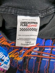 Vintage NASCAR Checkered Flag Sports Mark Martin 90’s T-Shirt Men’s Size Large