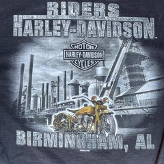 Harley Davidson Riders Birmingham AL Long Sleeve T Shirt Black 99010-24DM
