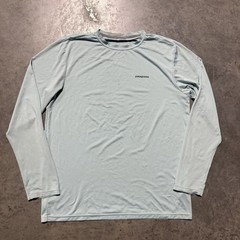 PATAGONIA Capilene Cool Daily Fish Graphic Long Sleeve Shirt Men’s Large