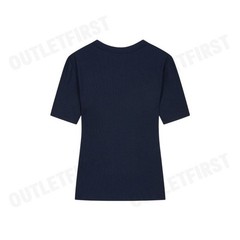 CALVIN KLEIN MODAL STRETCH MONOGRAM LOGO GRAPHIC SLIM T-SHIRT COLOR NAVY CODE: