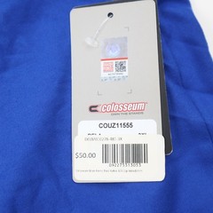 Delaware Blue Hens Colosseum 1/4 Zip Windshirt Pullover Mens Blue 3XL NWT