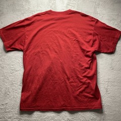 Vintage Jerzees Y2K Red Crystal Rhinestone Hearts Graphic T-Shirt XL Streetwear
