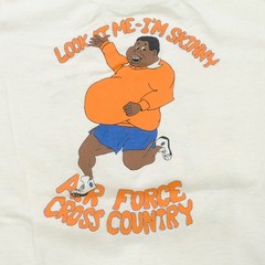 Rare VTG Fat Albert and the Cosby Kids Air Force Cross Country T Shirt 90s SZ XL