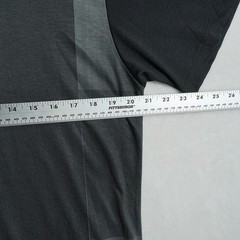 En Noir Mens Abstract Gradient T-Shirt Grey Black Streetwear Made in USA 21×30