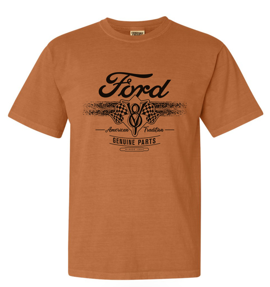 Ford T-shirt Men Graphic Tee Comfort Colors Ford Bronco Mustang V8 Dad Gifts