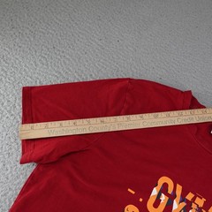 Gymshark Shirt Mens Small Red Short Sleeve Athletic Gym Workout Running