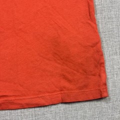 The North Face T-Shirt Mens L Orange Crew Neck Short Sleeve Tagless Back Logo