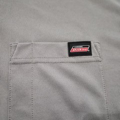 Dickies Genuine Gray Polyester Men’s Pocket Crew Neck T-Shirt 2XL