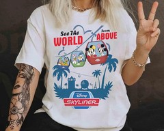 Disneyl Animal See The World From Above Mickey And Friends T Shirt Unisex#1