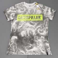 NWT Caterpillar Tee Mens Large Grey Lunar Rock Short Sleeve Logo T-shirt