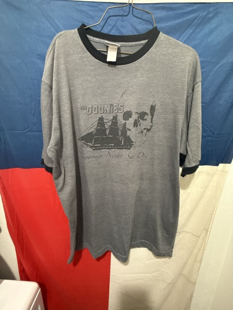 Ripple Junction The Goonies Never Say Die Pirate Ship Ringer T-Shirt