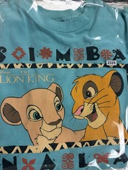 Vintage Disney The Lion King Simba and Nala Graphic Shirt Size Large