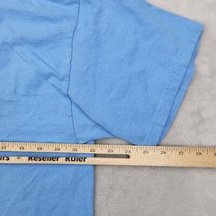Vintage Nike Shirt Mens Large Blue Basic Base Swoosh Essential Just Do It Adult