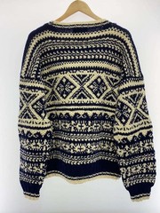 Other brands: JOHN ASHFORD SPORT knit sweater (thick), size M, wool, blue, plain