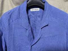 UMIT BENAN Italian Linen Shirt Size 50 Adam Kimmel Designer Mens Top