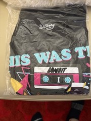 Men’s 2XL Bluey “This Was The 80s Man” Black Cotton Tee Great Father’s Day- NWT