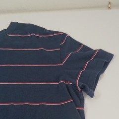 Goodfellow & Co Men’s Blue/Red/White Striped Short Sleeve Crew Neck Tee 2XL