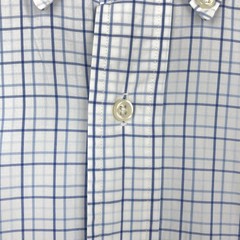 Ralph Lauren BLAKE Long Sleeve Check Shirt Men’s L White Blue Japan