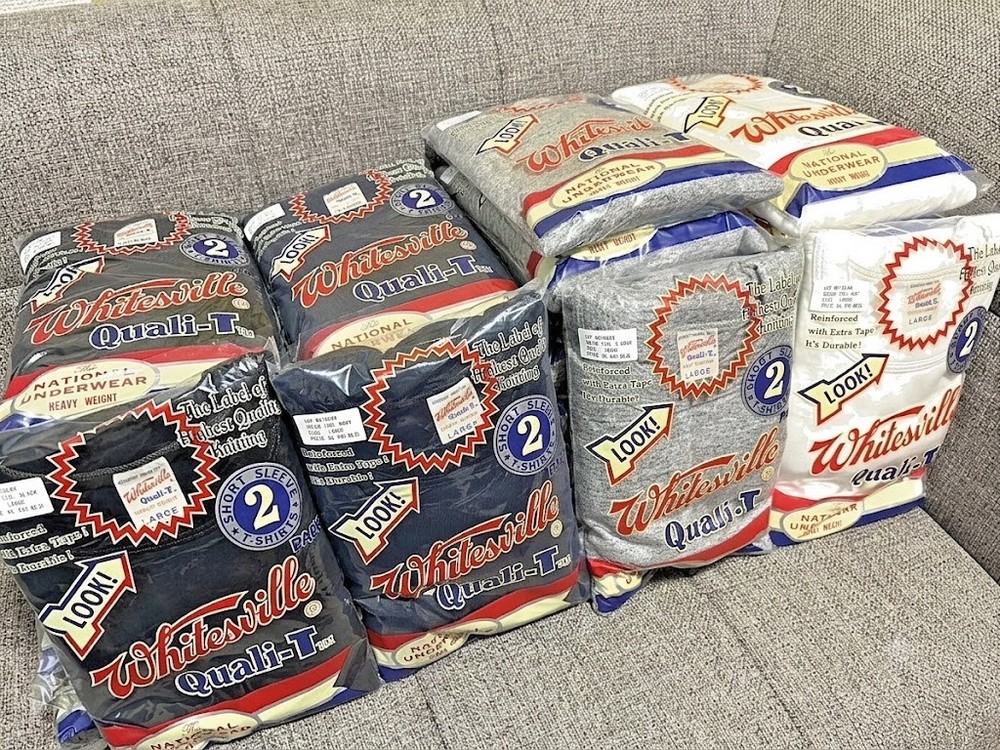 Bulk purchases great value‼【2-PACK】S-2XL WHITESVILLE T-SHIRT WV73544 Toyo
