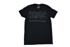 AC/DC ACDC Mens Back In Black Classic Graphic Shirt New S, M, 2XL