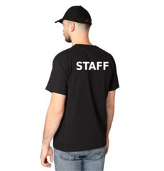 100% COTTON STAFF T-SHIRT Tshirt Jersey T-Shirt