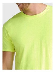 ATHLETIC WORKS Men’s 3XL (54-56) Cotton Active Tee Short Sleeve • Acid Yellow